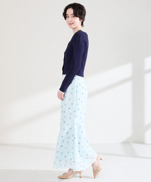 ビジューバックルヒールパンプス/61104