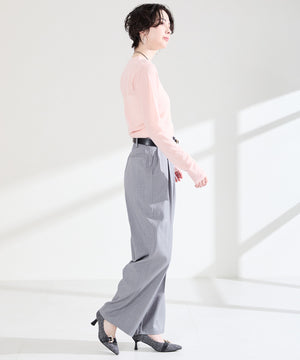 ビジューバックルヒールパンプス/61104