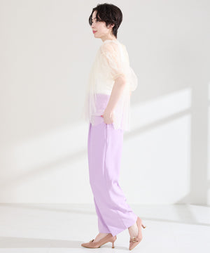 ビジューバックルヒールパンプス/61104