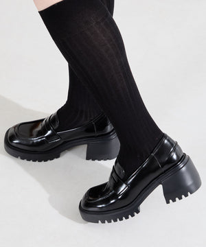 【WEB先行予約/2月中旬発売予定】厚底ヒールローファー/61106