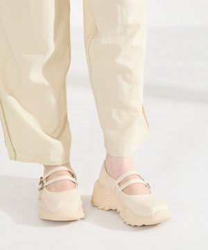 【WEB先行予約/2月下旬発売予定】ダブルストラップスニーカーソールシューズ/61107