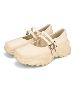 【WEB先行予約/2月下旬発売予定】ダブルストラップスニーカーソールシューズ/61107