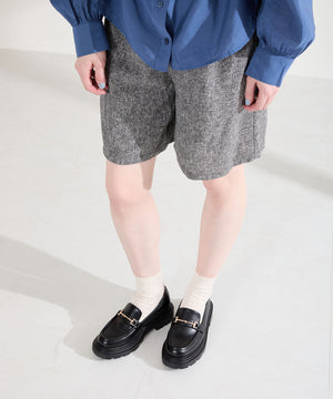 【カタログ掲載アイテム】ビットモチーフ厚底ローファー/61108