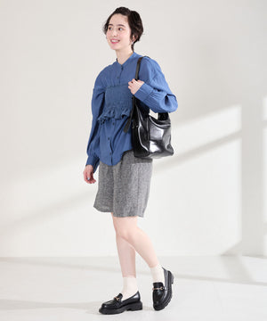 【WEB先行予約/2月中旬発売予定】ビットモチーフ厚底ローファー/61108