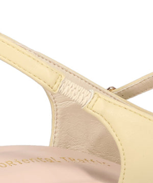 カットデザインストラップパンプス/61114