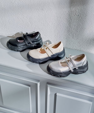 【WEB先行予約/2月中旬発売予定】スニーカーソールメリージェーンシューズ/61115