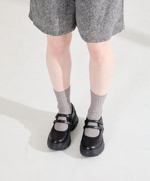 【WEB先行予約/2月中旬発売予定】スニーカーソールメリージェーンシューズ/61115