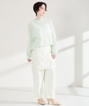 変形リボンモチーフヒールパンプス/61117