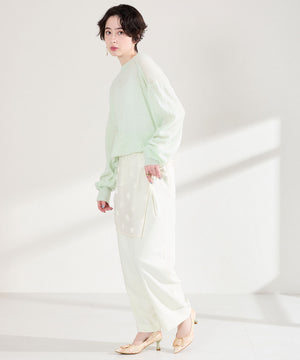 変形リボンモチーフヒールパンプス/61117