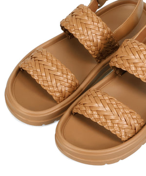 【WEB先行予約/5月下旬発売予定】【Fit meサンダル】編みベルトサンダル/61225