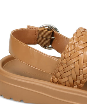 【WEB先行予約/5月下旬発売予定】【Fit meサンダル】編みベルトサンダル/61225