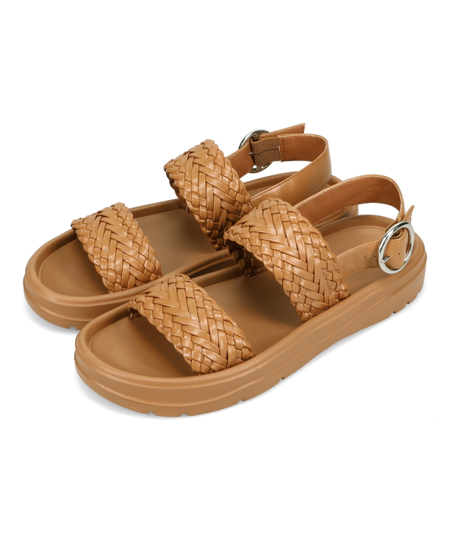 【WEB先行予約/5月下旬発売予定】【Fit meサンダル】編みベルトサンダル/61225