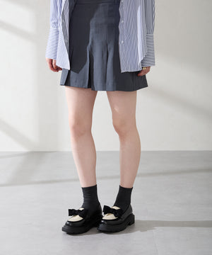 【WEB先行予約/8月下旬発売予定】ビッグリボン厚底ローファー/61310