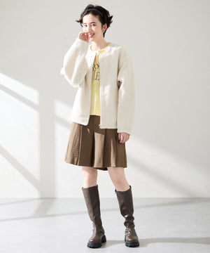 インヒール厚底ストレッチロングブーツ/61504