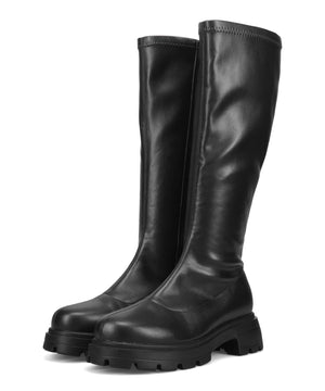 【WEB先行予約/10月中旬発売予定】インヒール厚底ストレッチロングブーツ/61504
