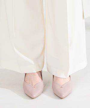 プチメタルパーツストラップヒールパンプス/62102