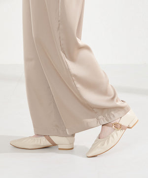 【WEB先行予約/2月下旬発売予定】ギャザーデザインメリージェーンパンプス/62103