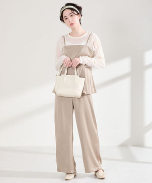 【WEB先行予約/2月下旬発売予定】ギャザーデザインメリージェーンパンプス/62103