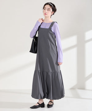 【WEB先行予約/2月下旬発売予定】ギャザーデザインメリージェーンパンプス/62103