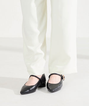 ポインテッドトゥストラップバブーシュ/62106