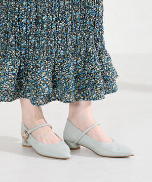 ポインテッドトゥストラップバブーシュ/62106