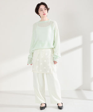 ポインテッドトゥストラップバブーシュ/62106