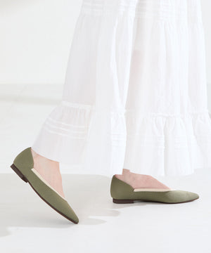 配色ニットパンプス/62107