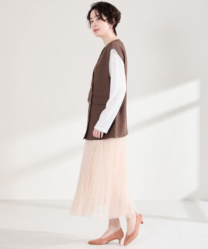 2wayリボンミドルヒールパンプス/62108