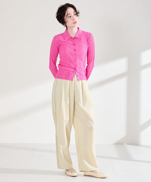 ゴールドモチーフフラットパンプス/62109