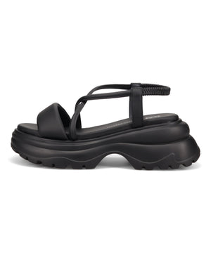 【カタログ掲載アイテム】クロスデザイン厚底サンダル/62207