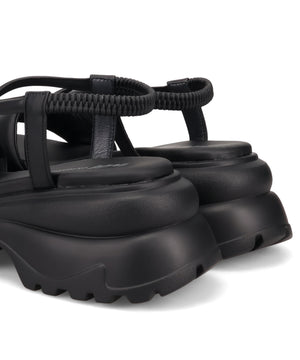 【カタログ掲載アイテム】クロスデザイン厚底サンダル/62207