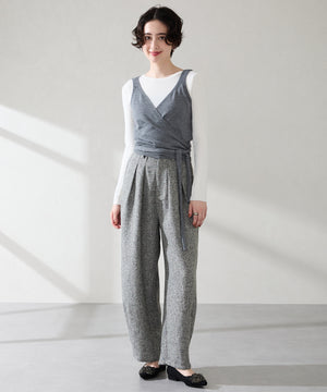 【WEB先行予約/8月下旬発売予定】ラインストーンモチーフパンプス/62307