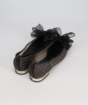 チュールリボンシアーパンプス/66101