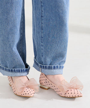 チュールリボンシアーパンプス/66101