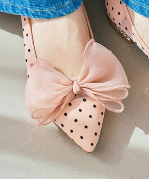 チュールリボンシアーパンプス/66101