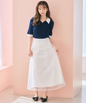 チュールリボンシアーパンプス/66101