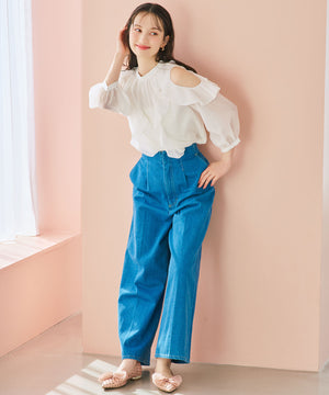 チュールリボンシアーパンプス/66101