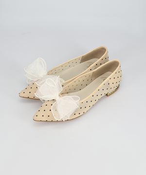 チュールリボンシアーパンプス/66101