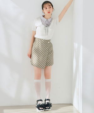 フリルチュールボリュームソールサンダル/66205