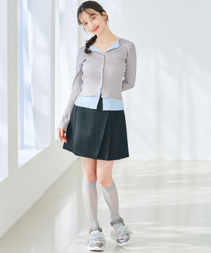 フリルチュールボリュームソールサンダル/66205