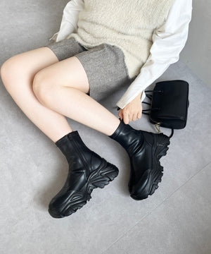 スニーカーソールショートブーツ/41412