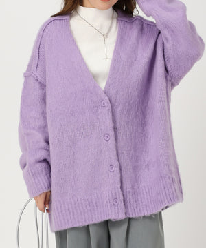 Vネックシャギー2WAYカーディガン/AC1461