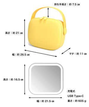 【WEB限定】EVAミラー付きポーチ/G-0024