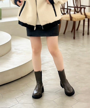 厚底サイドゴアブーツ/31419