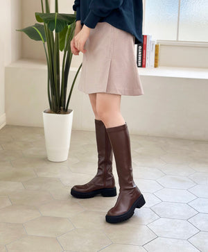 【WEB限定】厚底ストレッチロングブーツ/31508