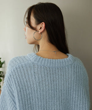 Vネックニットカーディガン/MO33N01