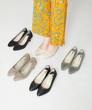 ミドルヒールパンプス/R-4008