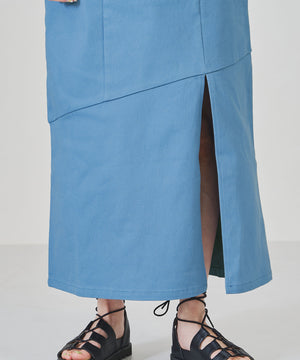 アシメスリットワンピース/AC1333