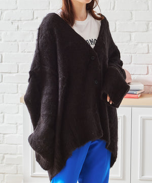 Vネックシャギー2WAYカーディガン/AC1461