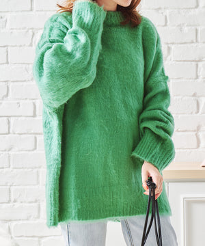 Vネックシャギー2WAYカーディガン/AC1461